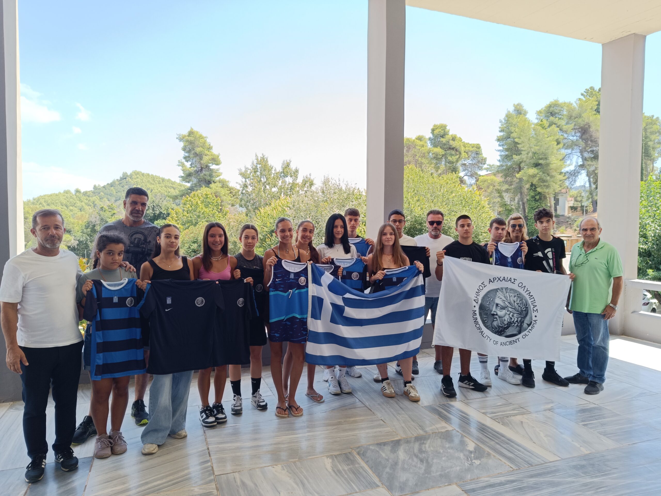 Έτοιμη η 27μελής αντιπροσωπεία του Δ. Αρχ. Ολυμπίας για τη συμμετοχή της στους Παγκόσμιους Παιδικούς Αγώνες στο Ταλίν