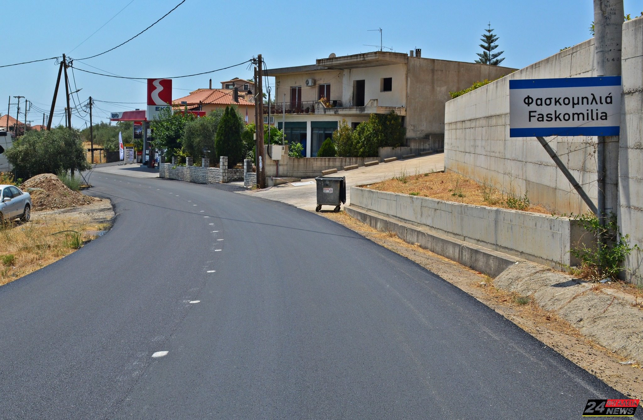 Ασφαλτοστρώσεις εντός οικισμών Ν. Φιγαλείας και Φασκομηλιάς μετά από σχεδόν 20 χρόνια