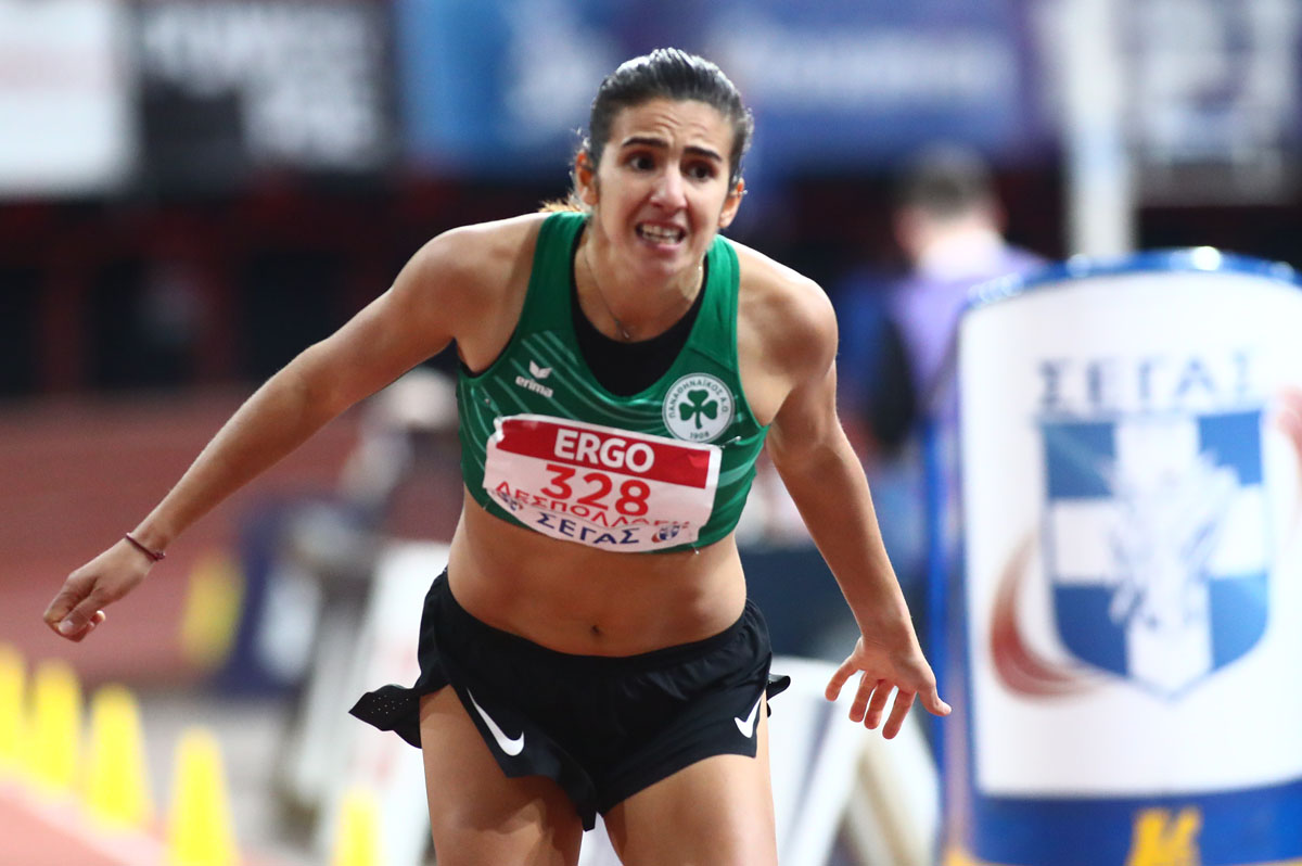 Πανελλήνιο κλειστού 25: Νίκη για την Δεσπολλάρη στα 800 μ.