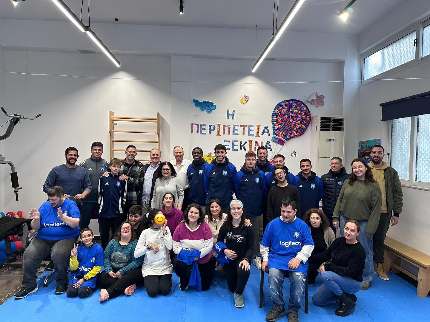 Πύργος F.C. Θύελλα: Επίσκεψη στο “Διάπλασις” ΚΔΑΠ – ΑμεΑ