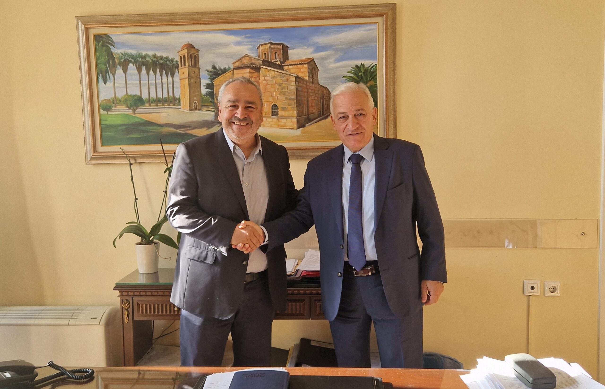 Στον Δήμο Πηνειού ο πρόεδρος της Κεντρικής Ένωσης Δήμων Ελλάδας