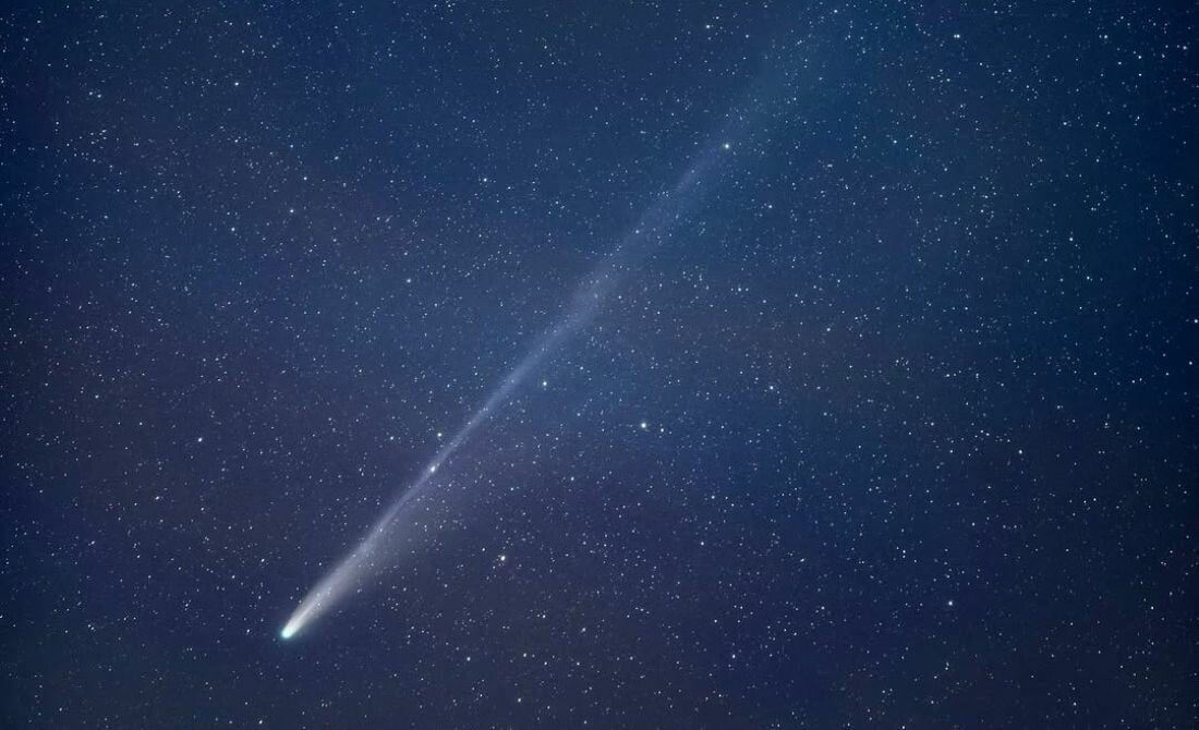 Ο κομήτης Lemmon όπως τον απαθανάτισε φωτογράφος του National Geographic