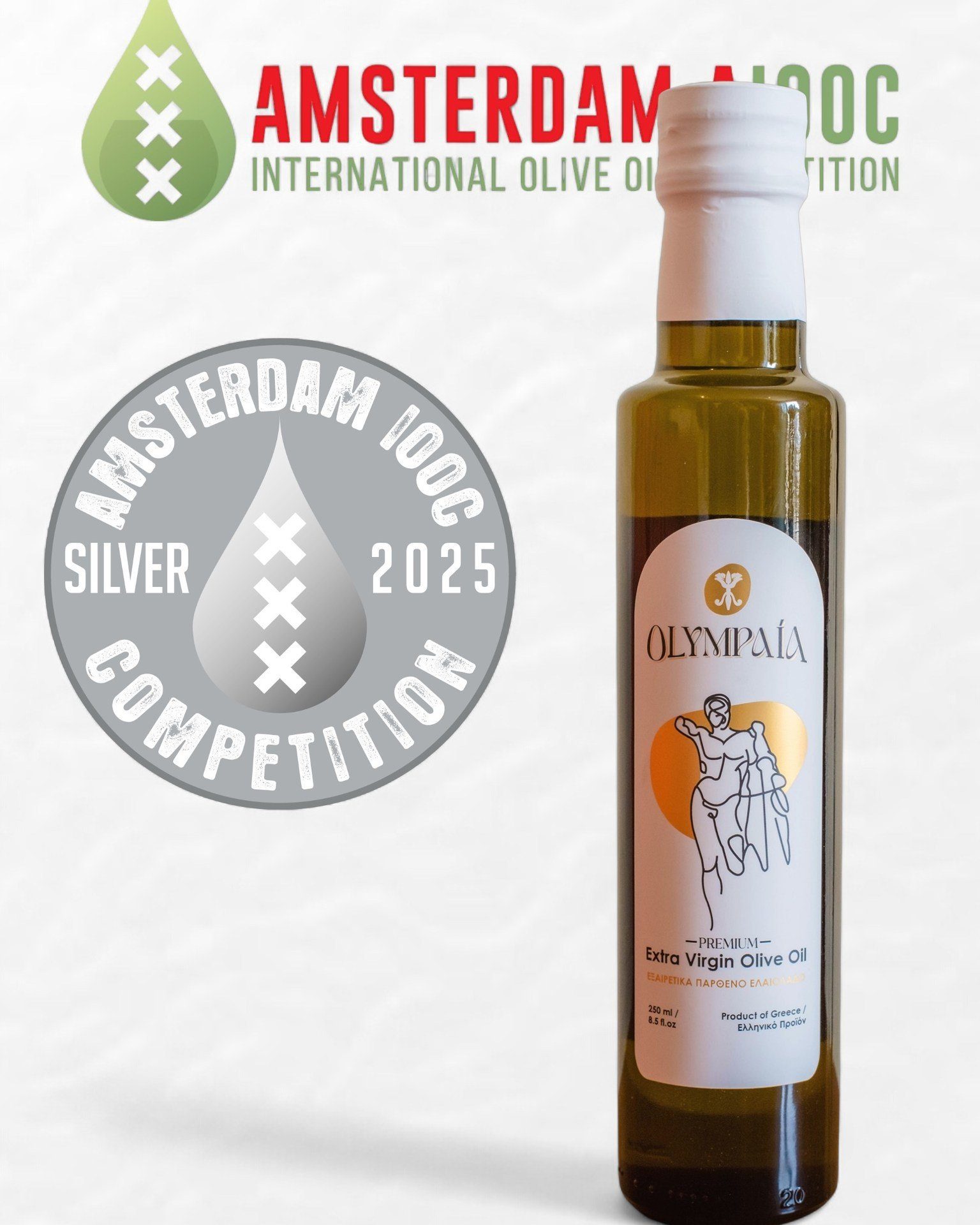 «Ασημένιο» βραβείο για το Olympaia Olive Oil 