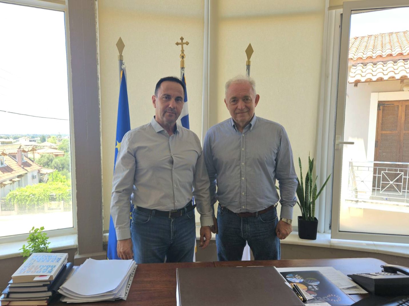 Δήμος Ζαχάρως: Συνεργασία με τον Καθηγητή Ευθύμιο Λέκκα για τη δημιουργία Πρότυπου Δήμου Πολιτικής Προστασίας