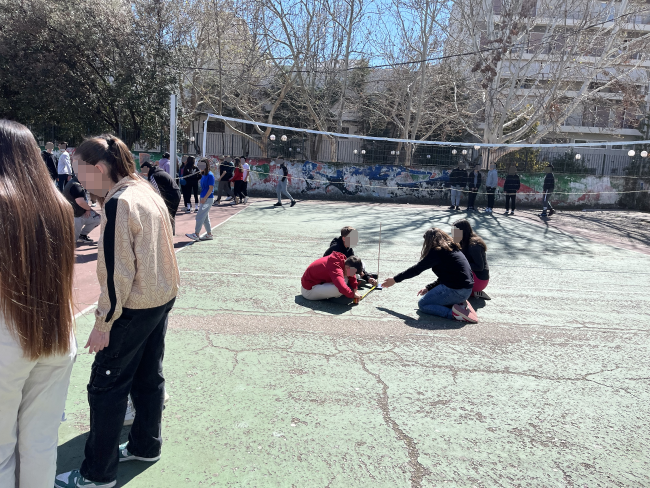 2ο Γυμνάσιο Πύργου: συμμετοχή μαθητών στην εκπαιδευτική δράση «Το πείραμα του Ερατοσθένη για τον Υπολογισμό της Ακτίνας της Γης-2025»