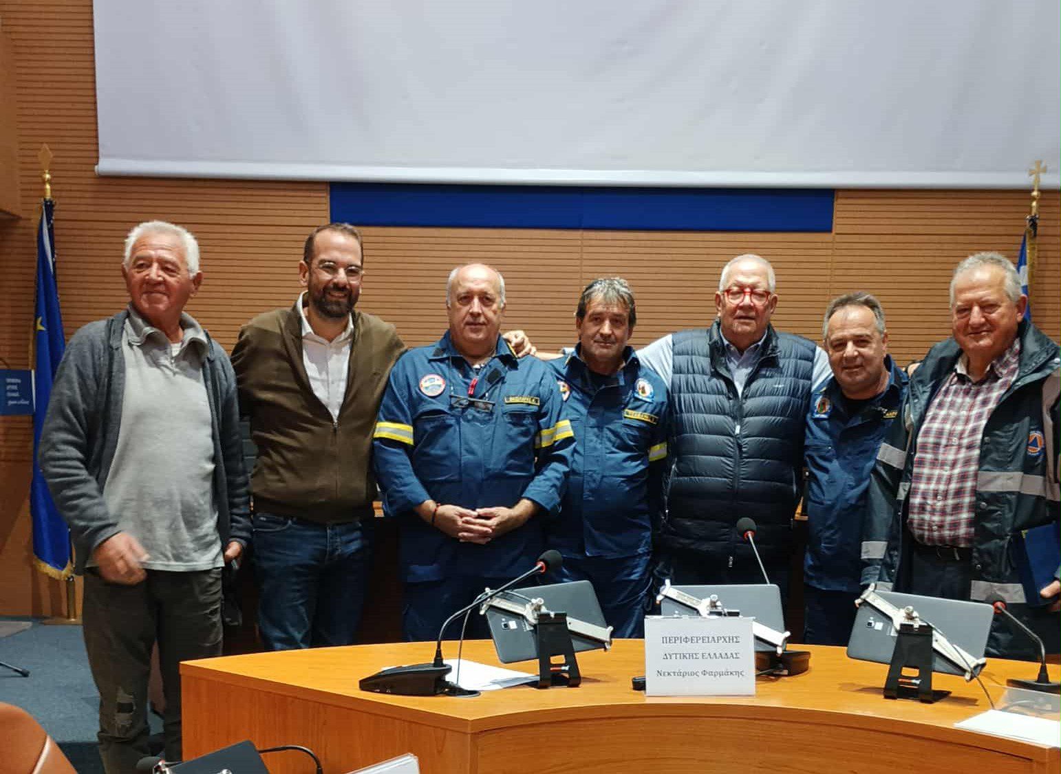 Δωρεά στολών πυρόσβεσης στην Πολιτική Προστασία Δήμου Αρχαίας Ολυμπίας