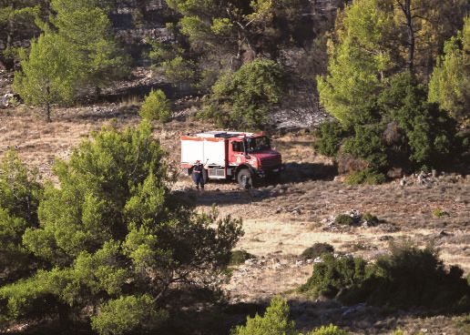 Συνελήφθη για τριπλό εμπρησμό γυναίκα στο Λούβρο Αρχαίας Ολυμπίας