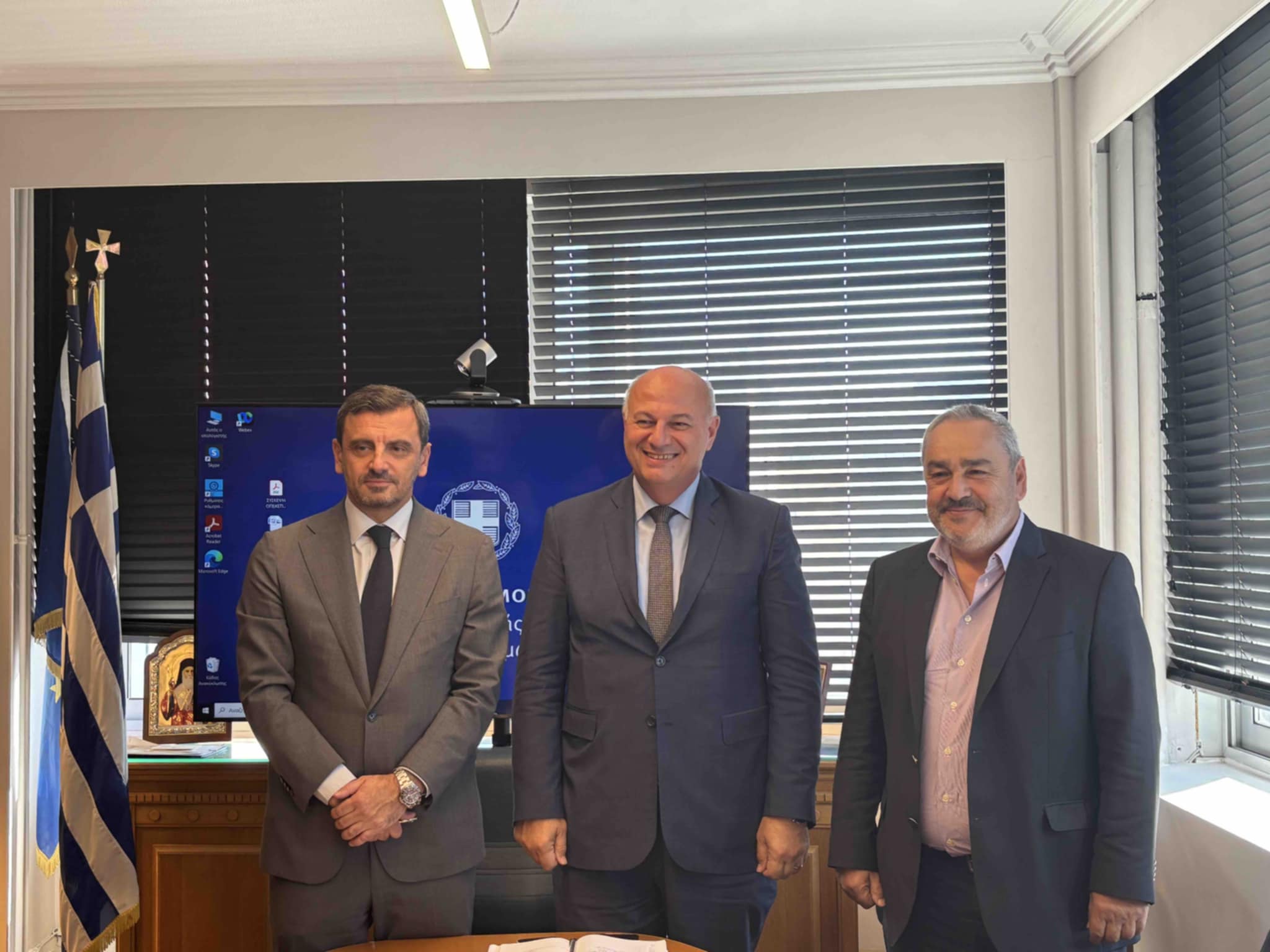 Στο Υπουργείο Αγροτικής Ανάπτυξης και Τροφίμων ο Δήμαρχος Πηνειού, κ. Αλέξης Καστρινός