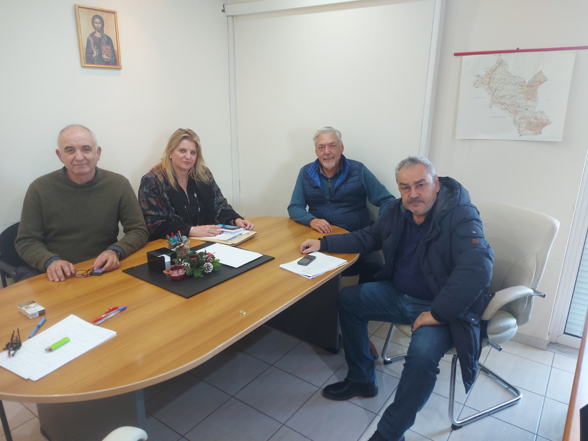 Δήμος Πηνειού: Συνάντηση Αλέξη Καστρινού με τον Διευθυντή Πρωτοβάθμιας Εκπαίδευσης Ηλείας Α. Καρατζά