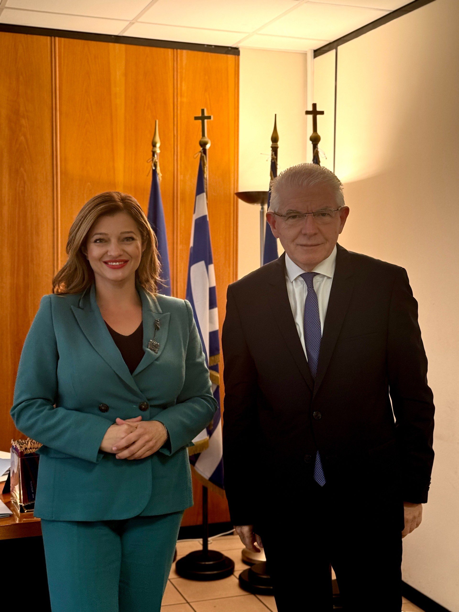 Συνάντηση της Βουλευτού Ηλείας Δ. Αυγερινοπούλου με τον Πρόεδρο του ΕΛΓΑ Ανδρέα Λυκουρέντζο