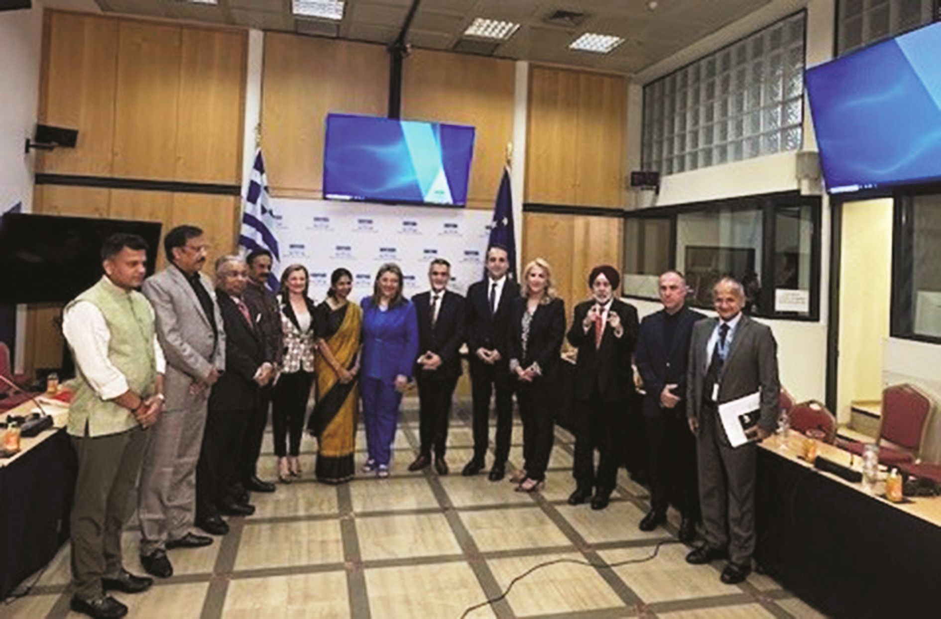 Συνάντηση της Δρ. Διονυσίας-Θεοδώρας Αυγερινοπούλου με την Ινδική Κοινοβουλευτική Αντιπροσωπεία στη Βουλή των Ελλήνων