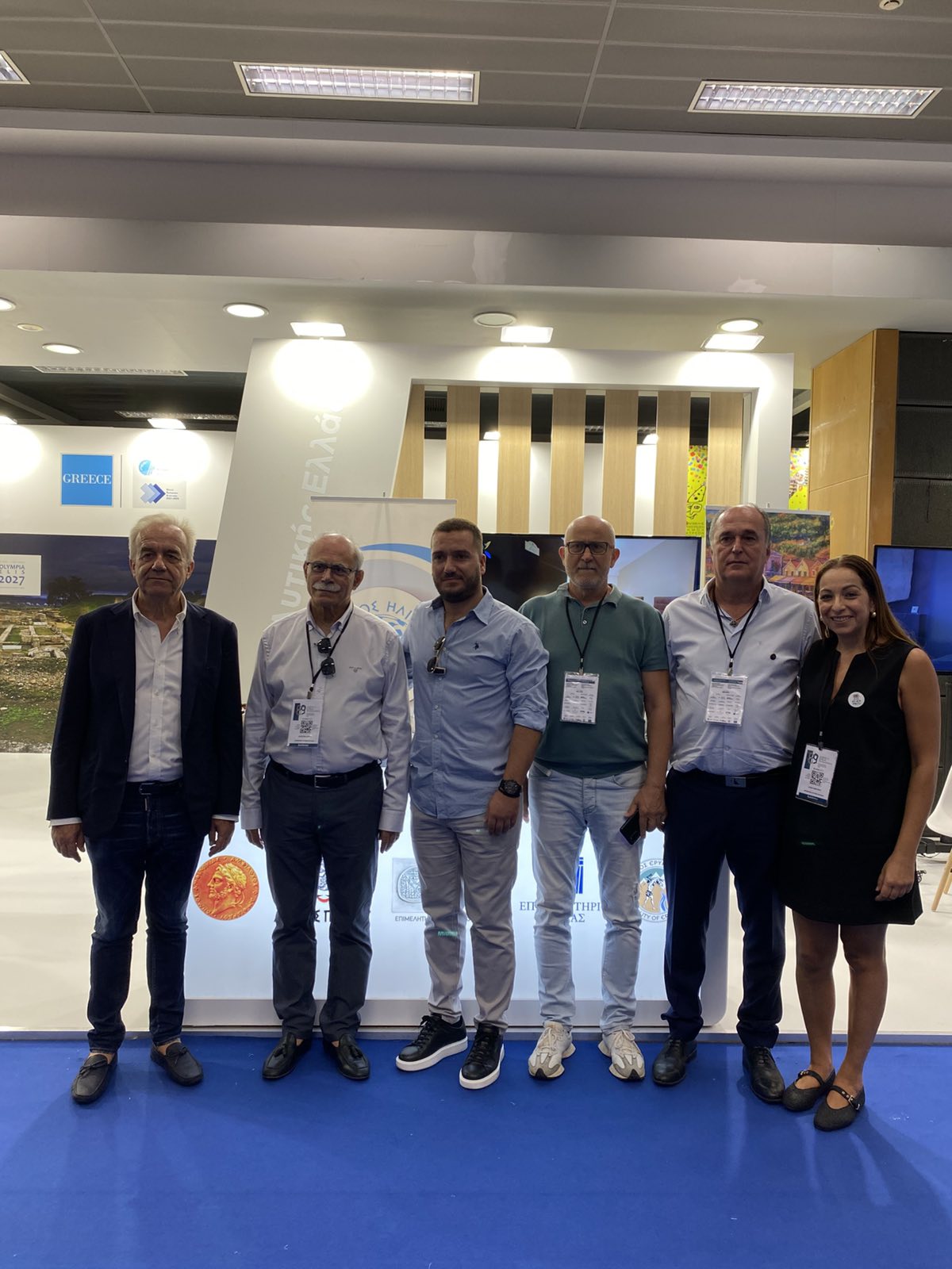 Σημείο αναφοράς το περίπτερο του Δήμου Πύργου στη ΔΕΘ