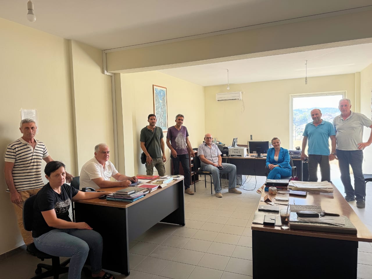 Επίσκεψη Δ. Αυγερινοπούλου στο Δασονομείο Ζαχάρως