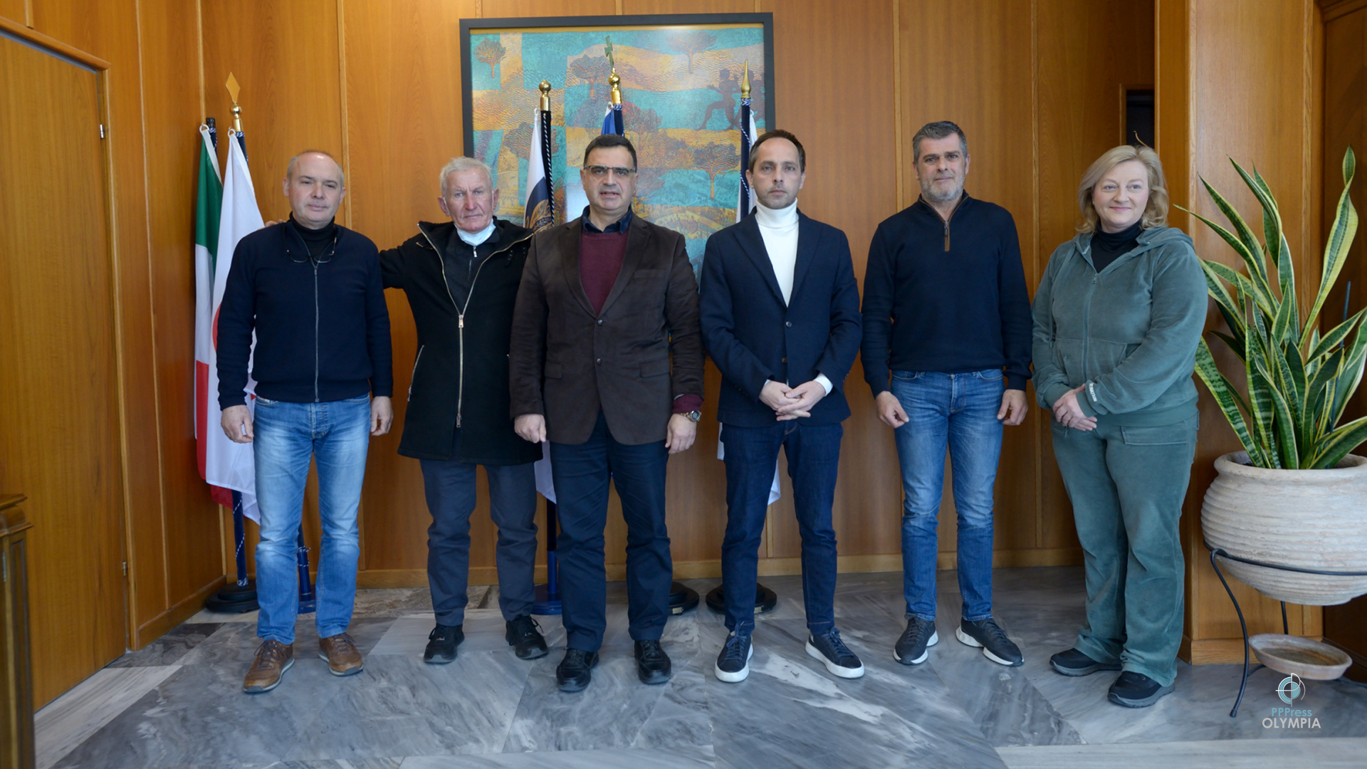 Συνάντηση εργασίας δήμου Αρχαίας Ολυμπίας και Εμπορικού Συλλόγου σε θετικό κλίμα