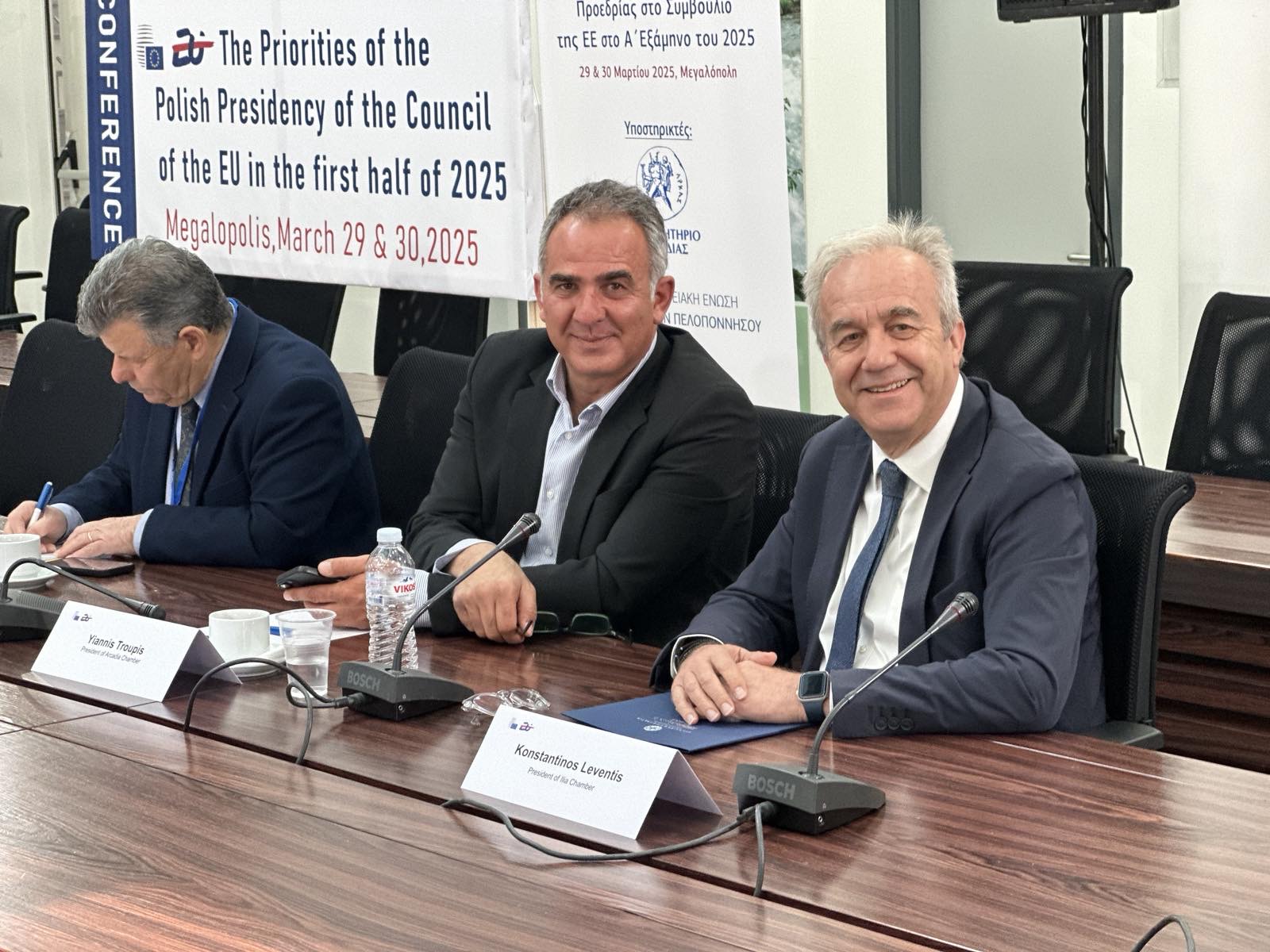 Συμμετοχή του προέδρου του Επιμελητηρίου Ηλείας σε συνδιάσκεψη με την ΠΕΔ Πελοποννήσου και τον Ευρωπαϊκό Οργανισμό Στρατηγικού Σχεδιασμού