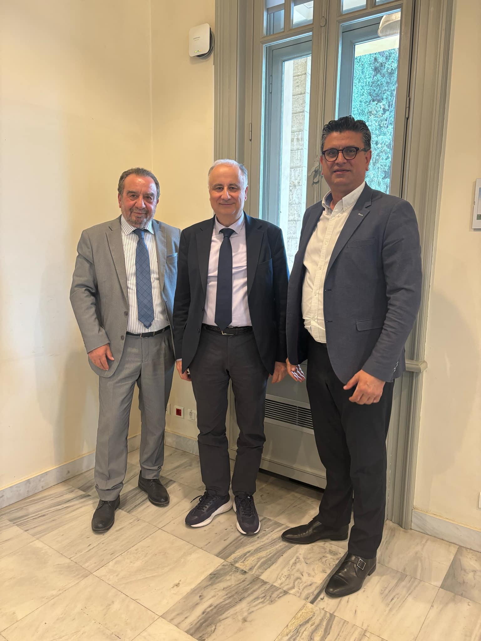 Συνάντηση Γ. Λέντζα με τον πρόεδρο του Πράσινου Ταμείου