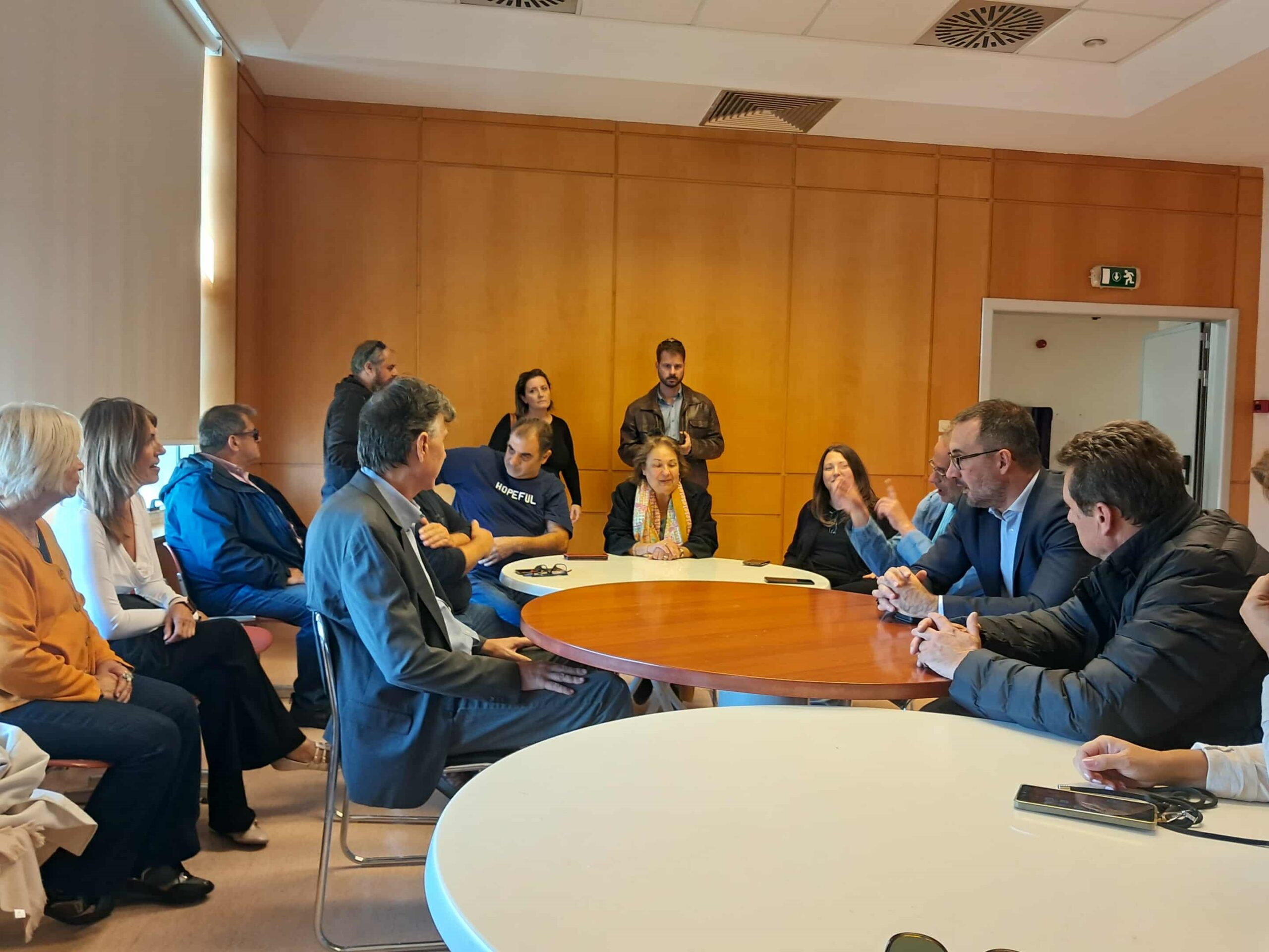 Επίσκεψη Αλ. Χαρίτση στην Ηλεία με ενδιάμεσες στάσεις σε Καϊάφα & Νοσοκομείο Πύργου 