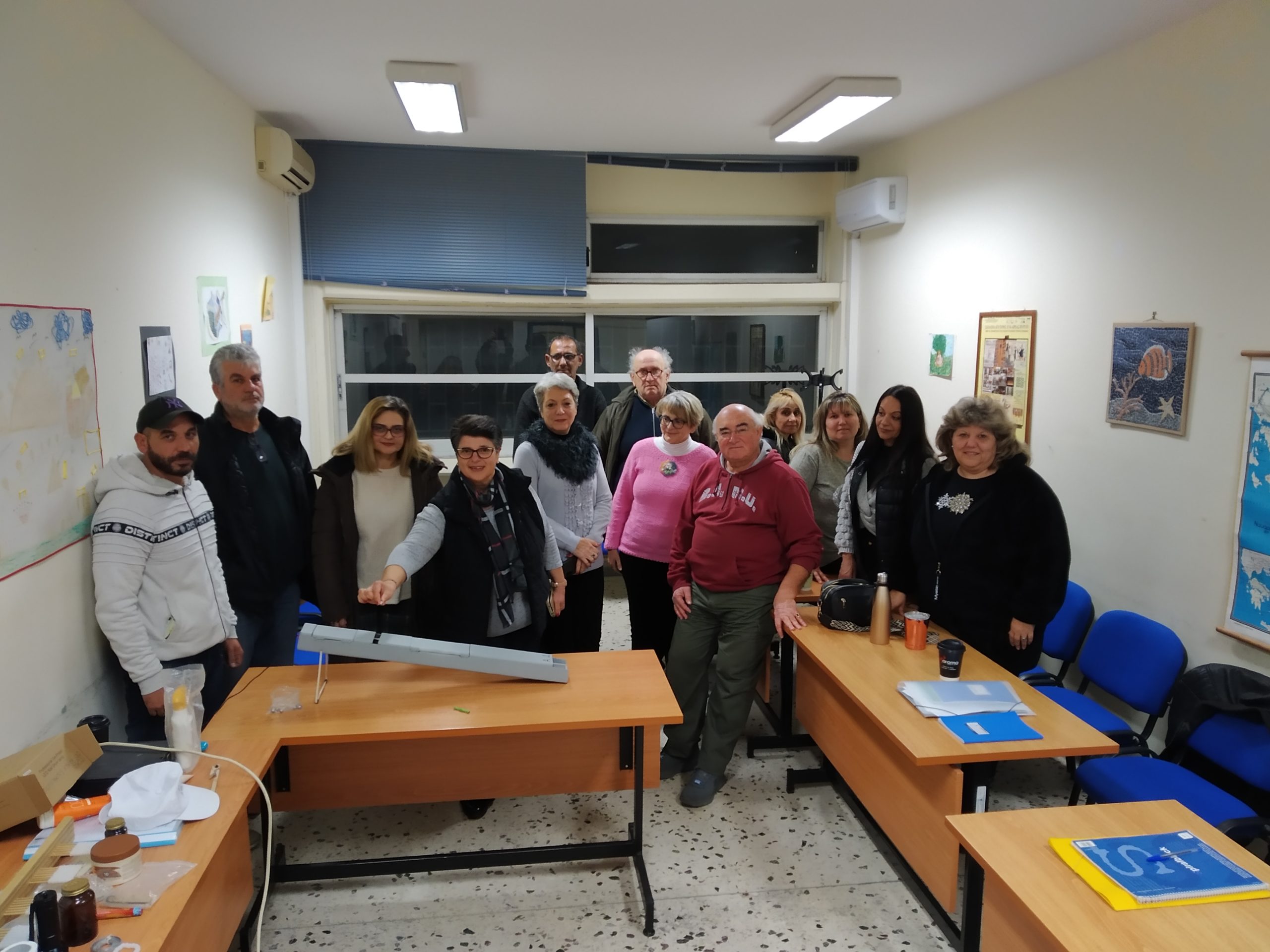 Ο συνταξιούχος εκπαιδευτικός Ηλίας Καλογήρου στο ΣΔΕ Πύργου