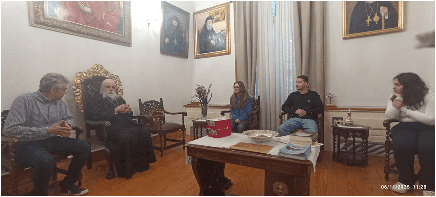 Συνάντηση του Σεβασμιότατου Μητροπολίτη Ηλείας κ.κ. Αθανασίου με την Ομάδα Ρομποτικής Amabots του 2ου ΓΕΛ Αμαλιάδας «Αθανάσιος Παπαγεωργίου»