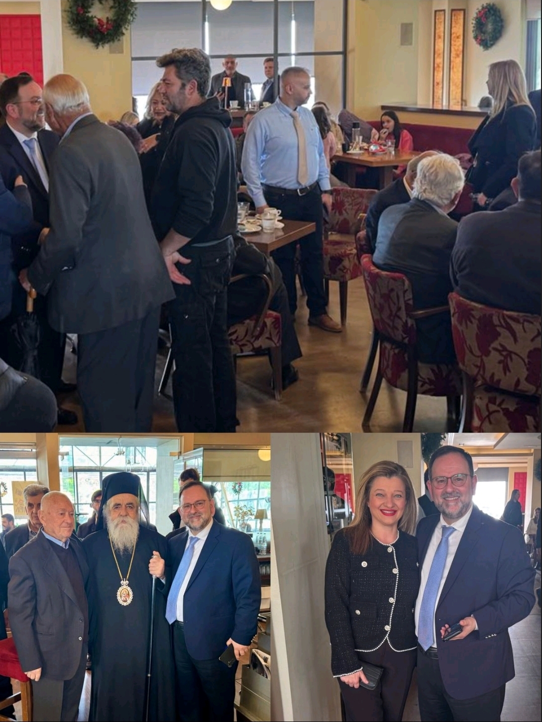 Πλήθος κόσμου στο κέντρο “Επαρχείον” στον Πύργο για τις ευχές στον Αντιπεριφερειάρχη Ηλείας Νίκο Κοροβέση