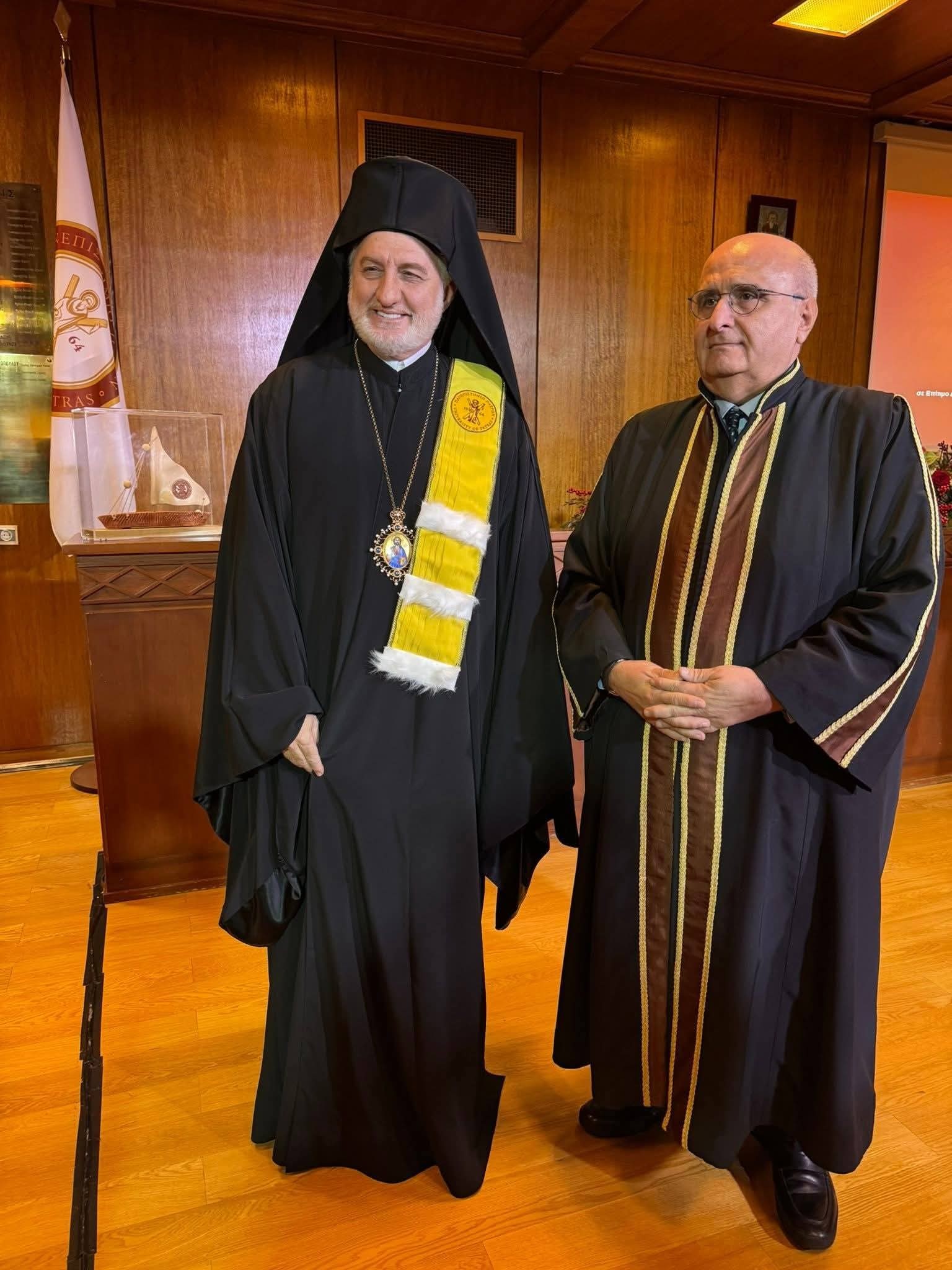 Επίτιμος διδάκτορας του Παν/μίου Πατρών ο Αρχιεπίσκοπος Αμερικής Ελπιδοφόρος