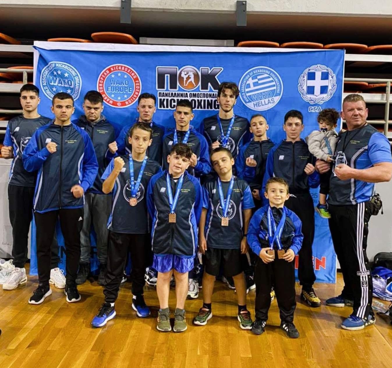 Α.Σ. Αρραχίων Αμαλιάδας: Σπουδαίες διακρίσεις στο Πανελλήνιο Πρωτάθλημα Kick boxing 2025