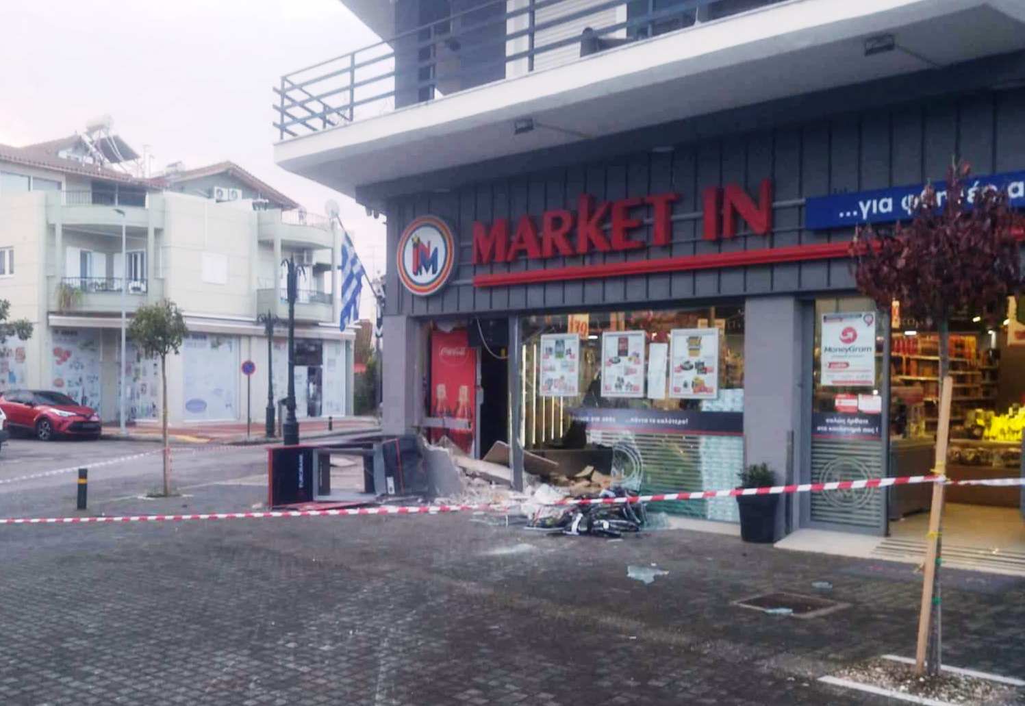 Τέσσερις οι δράστες της κλοπής ΑΤΜ από σούπερ μάρκετ στη Γαστούνη