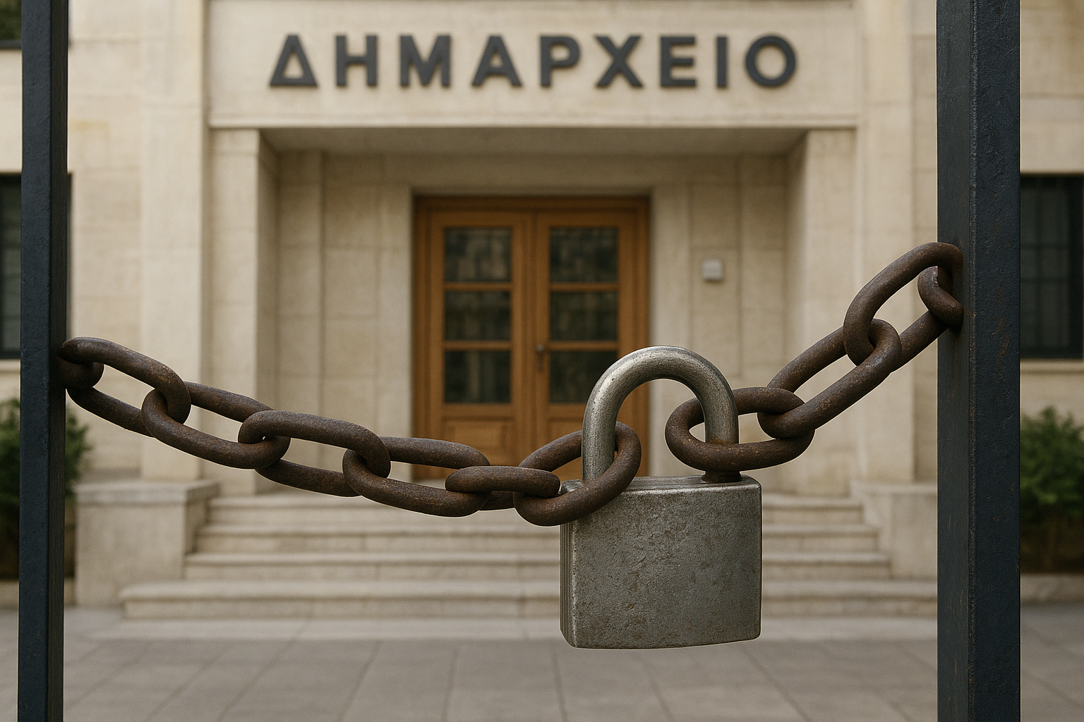 Η οικονομική “ασφυξία” των δήμων βάζει λουκέτο στα δημαρχεία!