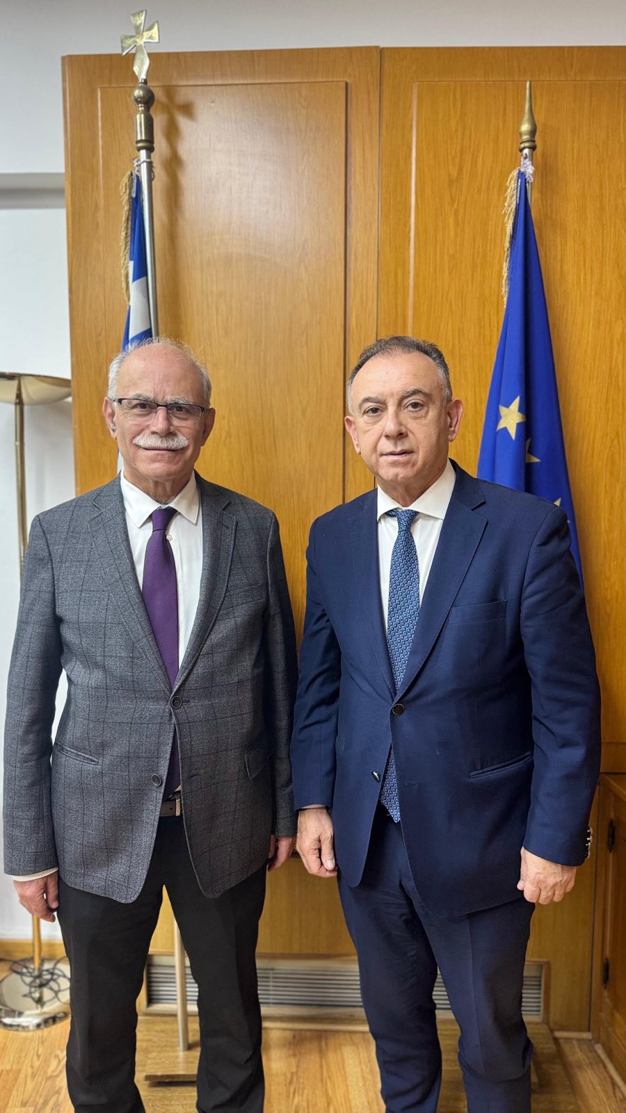 Συνάντηση Στάθη Καννή με τον Υφ. Αγροτικής Ανάπτυξης Χρήστο Κέλλα