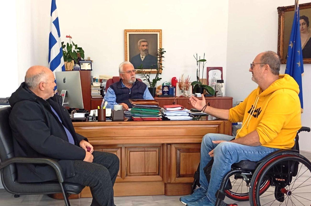 Νέα συνάντηση του Σωματείου ΑμεΑ Ηλείας με τον Χρήστο Χριστοδουλόπουλο