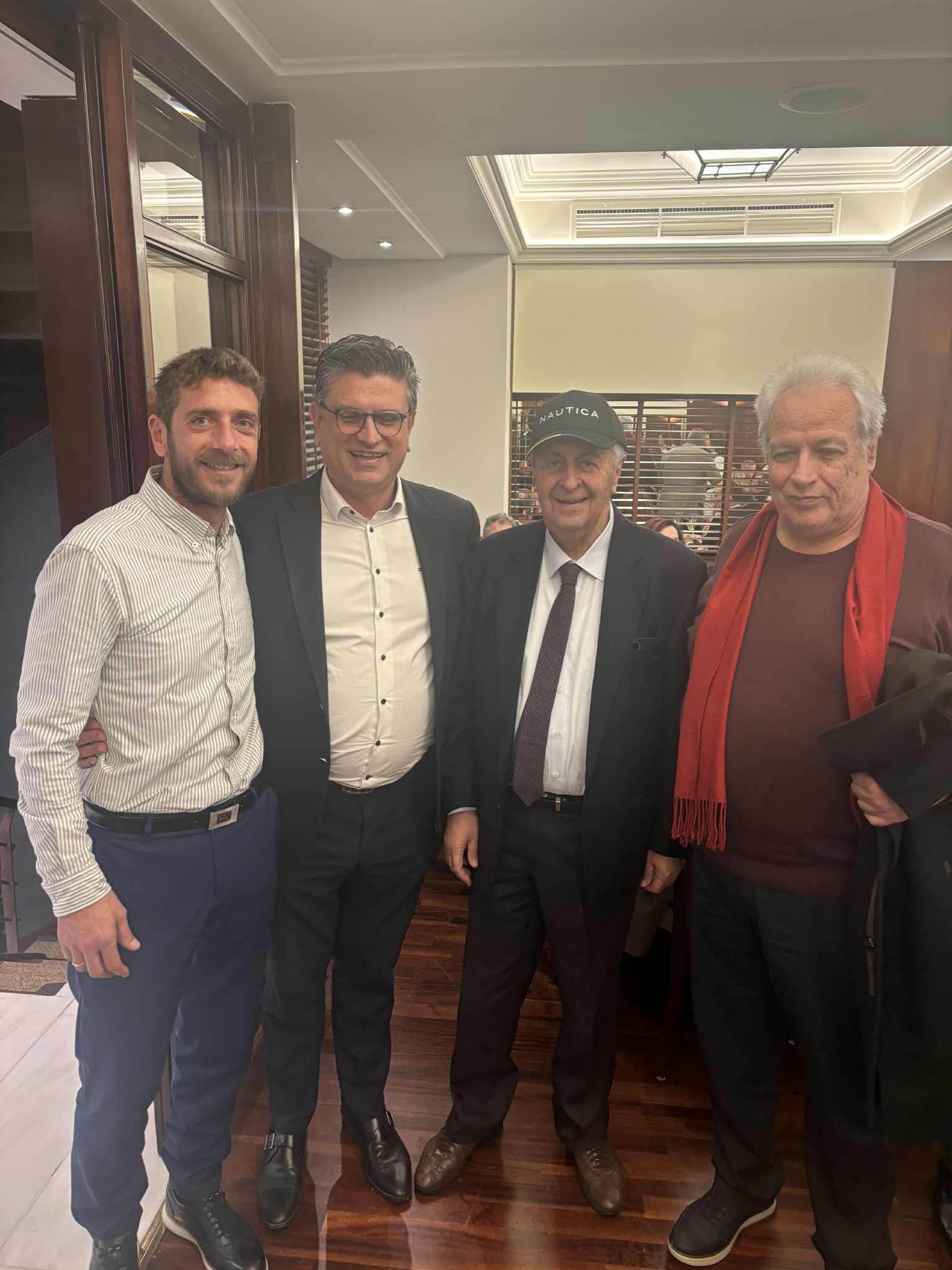 Ο Δήμαρχος Ανδραβίδας-Κυλλήνης στην κοπή πίτας των Λιμένων στην Αθήνα