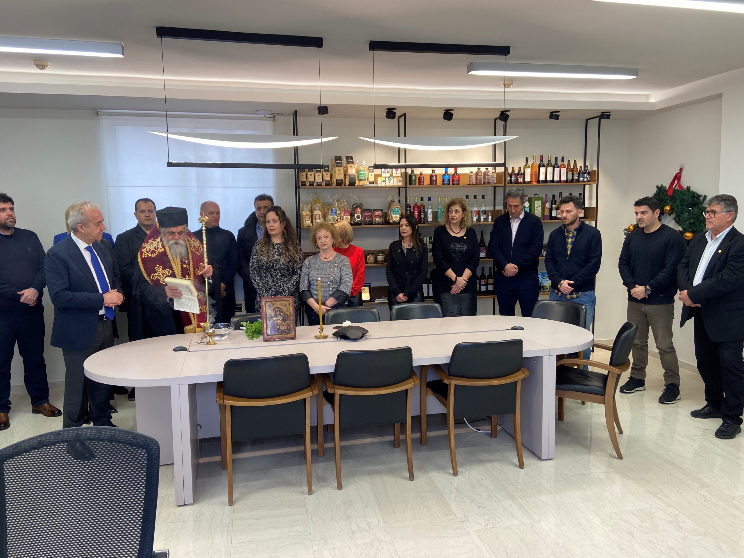 Τελετή Αγιασμού για το νέο έτος στο Επιμελητήριο Ηλείας