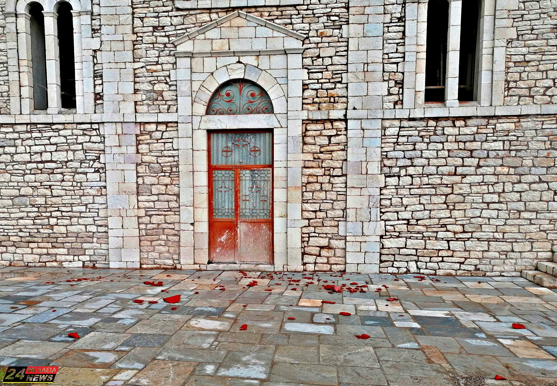 Ν. Φιγαλεία: Ζημιές στη στέγη του Ι.Ν. Αγίου Νικολάου από τους θυελλώδεις ανέμους