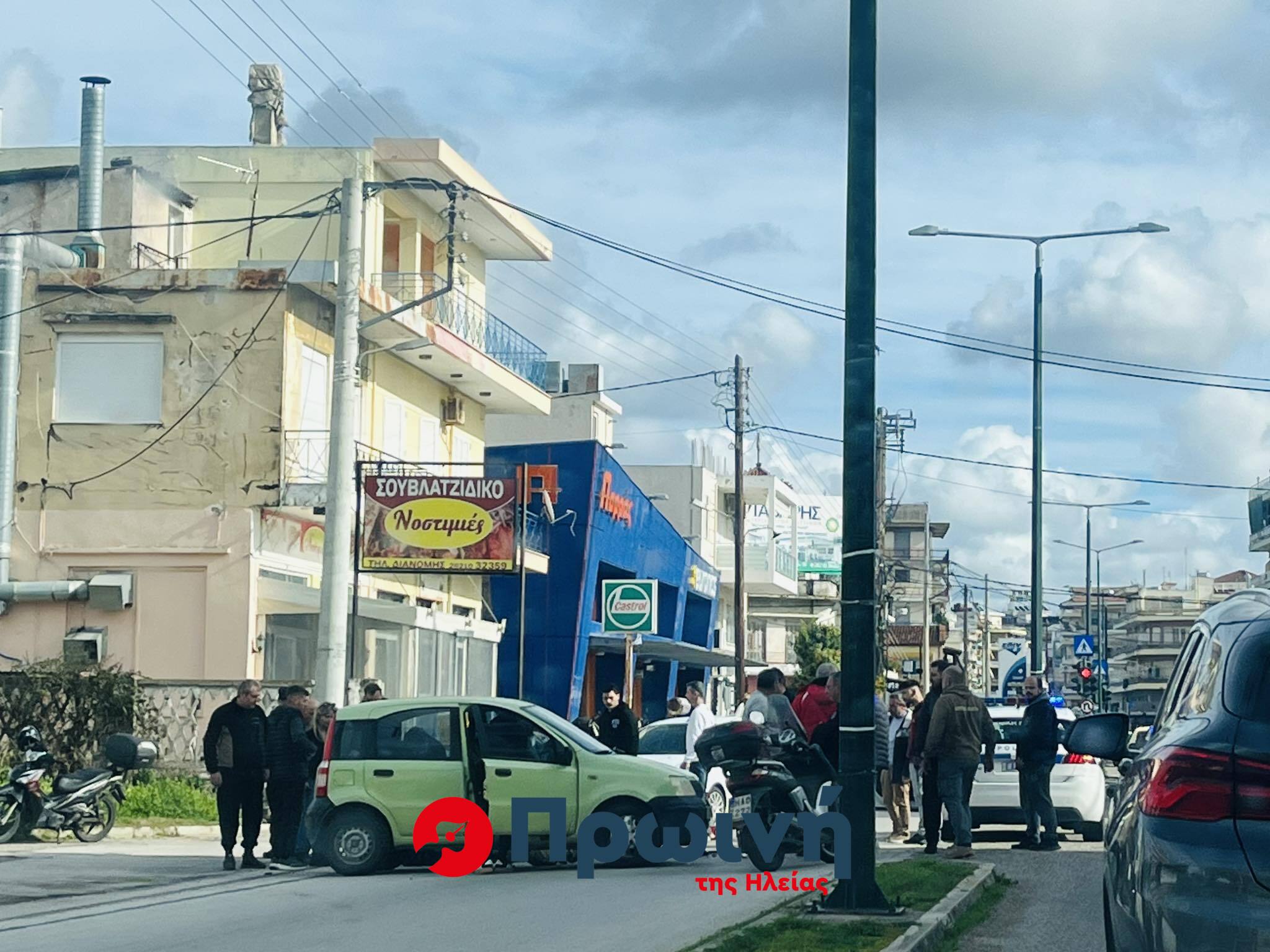 Πύργος: Τρακάρισμα έξω από το ξενοδοχείο «Λέτρινα» – (φωτος)