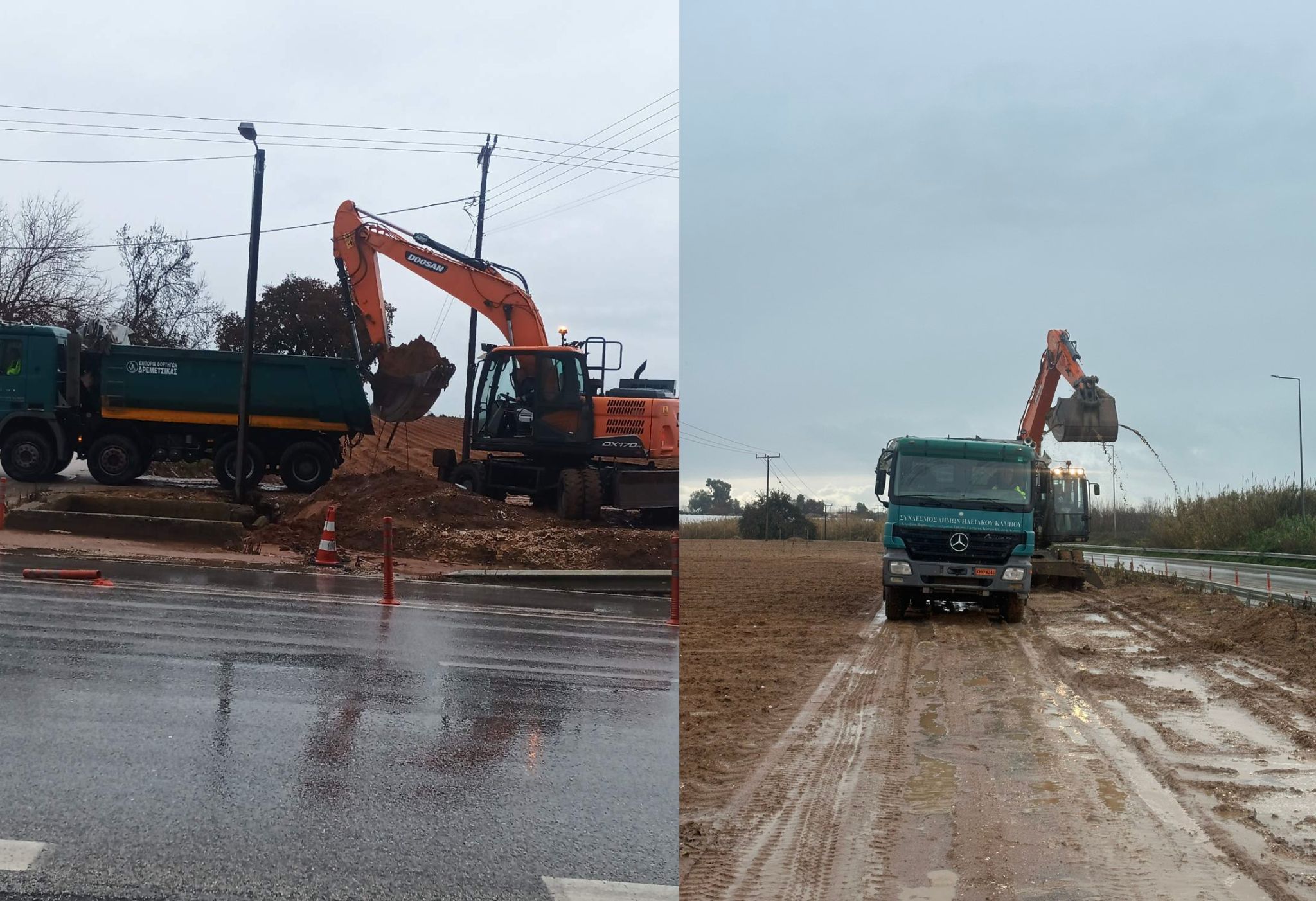 Εντατική Αντιπλημμυρική Θωράκιση στον Δήμο Ανδραβίδας-Κυλλήνης: Διαρκής Επιφυλακή και Παρεμβάσεις