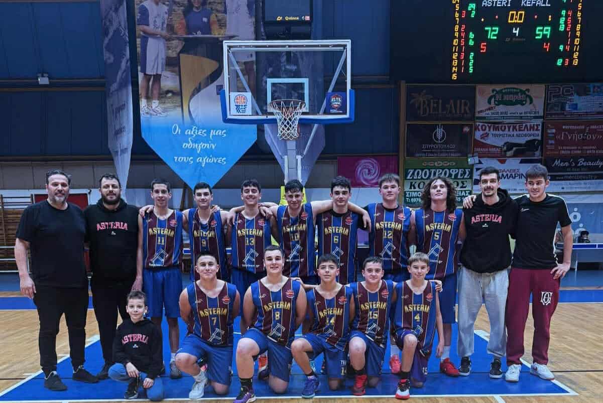 Αστέρια Αμαλιάδας: Μεγάλη νίκη οι Παίδες επί του Κεφαλληνιακού