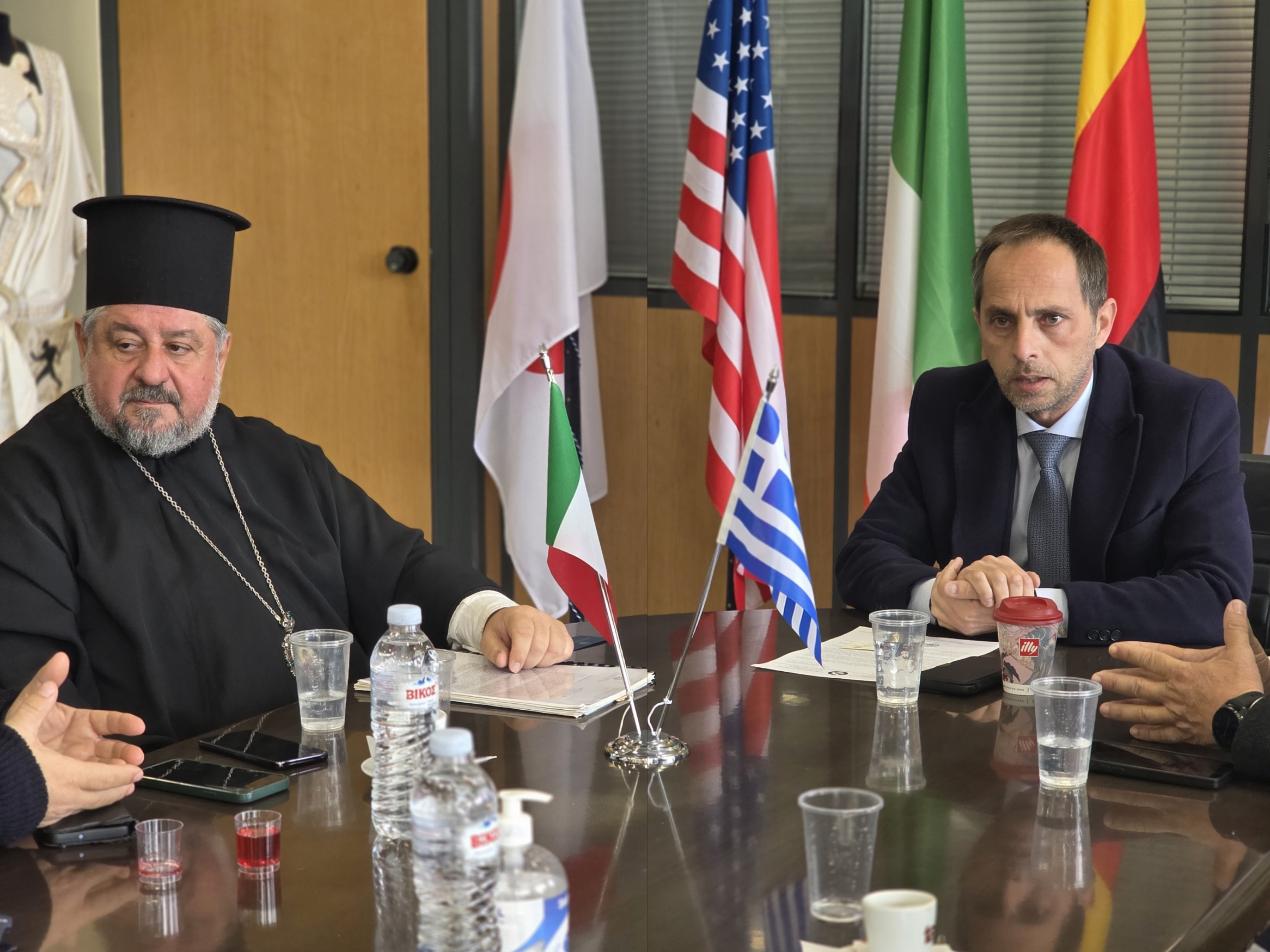 Δήμαρχος Αρχαίας Ολυμπίας και Μητροπολίτης Ζάμπιας προωθούν τον Ολυμπισμό στη Νότια Αφρική