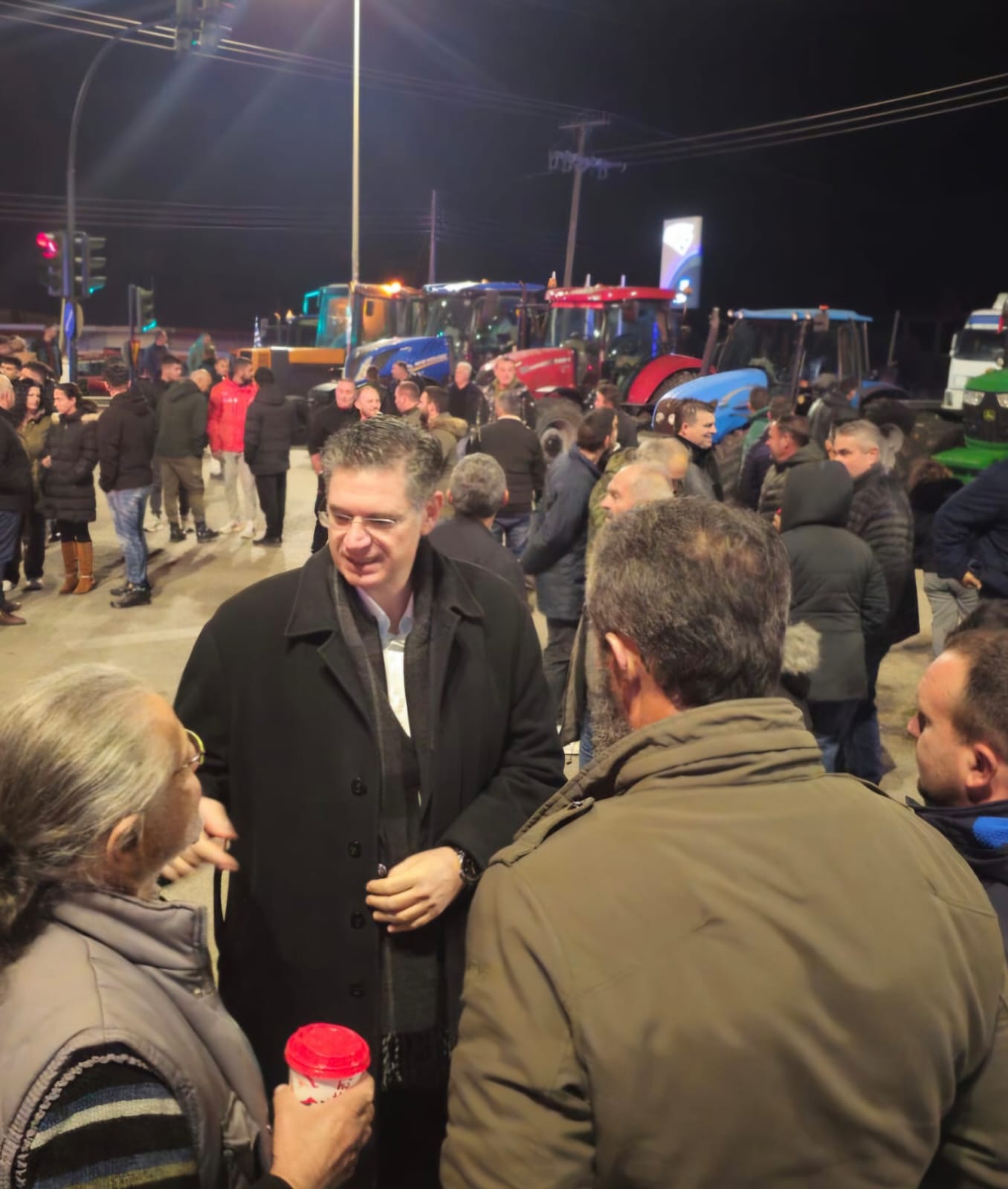 Δ. Καλαματιανός από το μπλόκο των Λεχαινών: «Στο πλευρό του αγροτικού κόσμου»