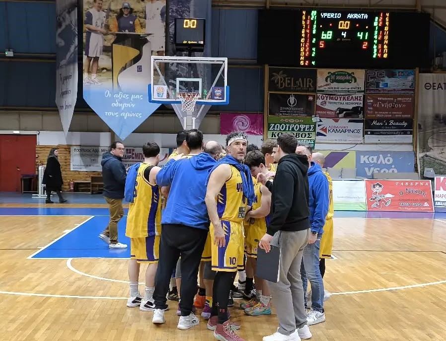Υπερίων-Ακράτα 68-41: Άνετα η ένατη νίκη για Υπερίωνα-Η βαθμολογία