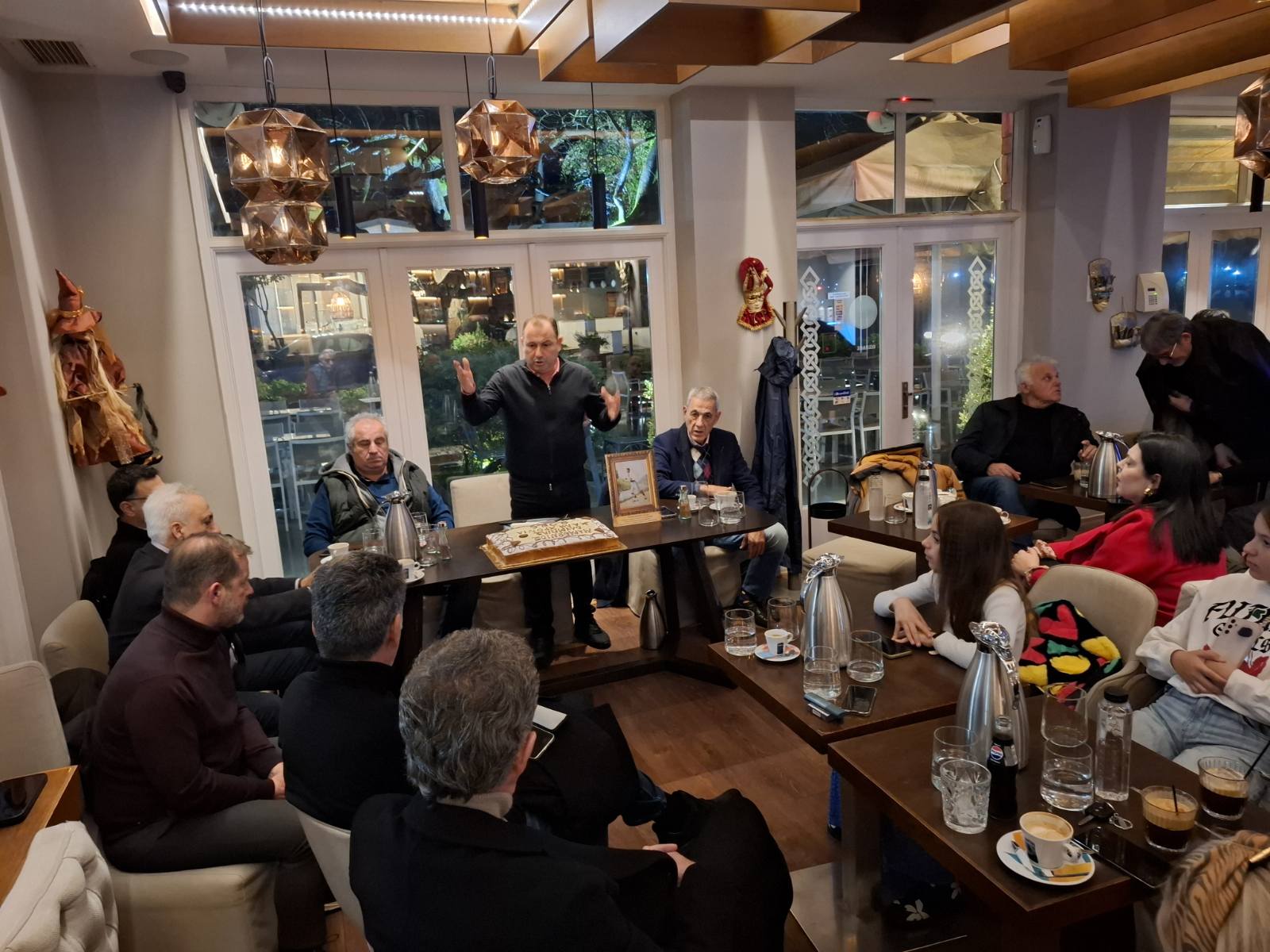 To σωματείο «Μαραθώνιος Ολυμπίας» έκοψε την πρωτοχρονιάτικη πίτα