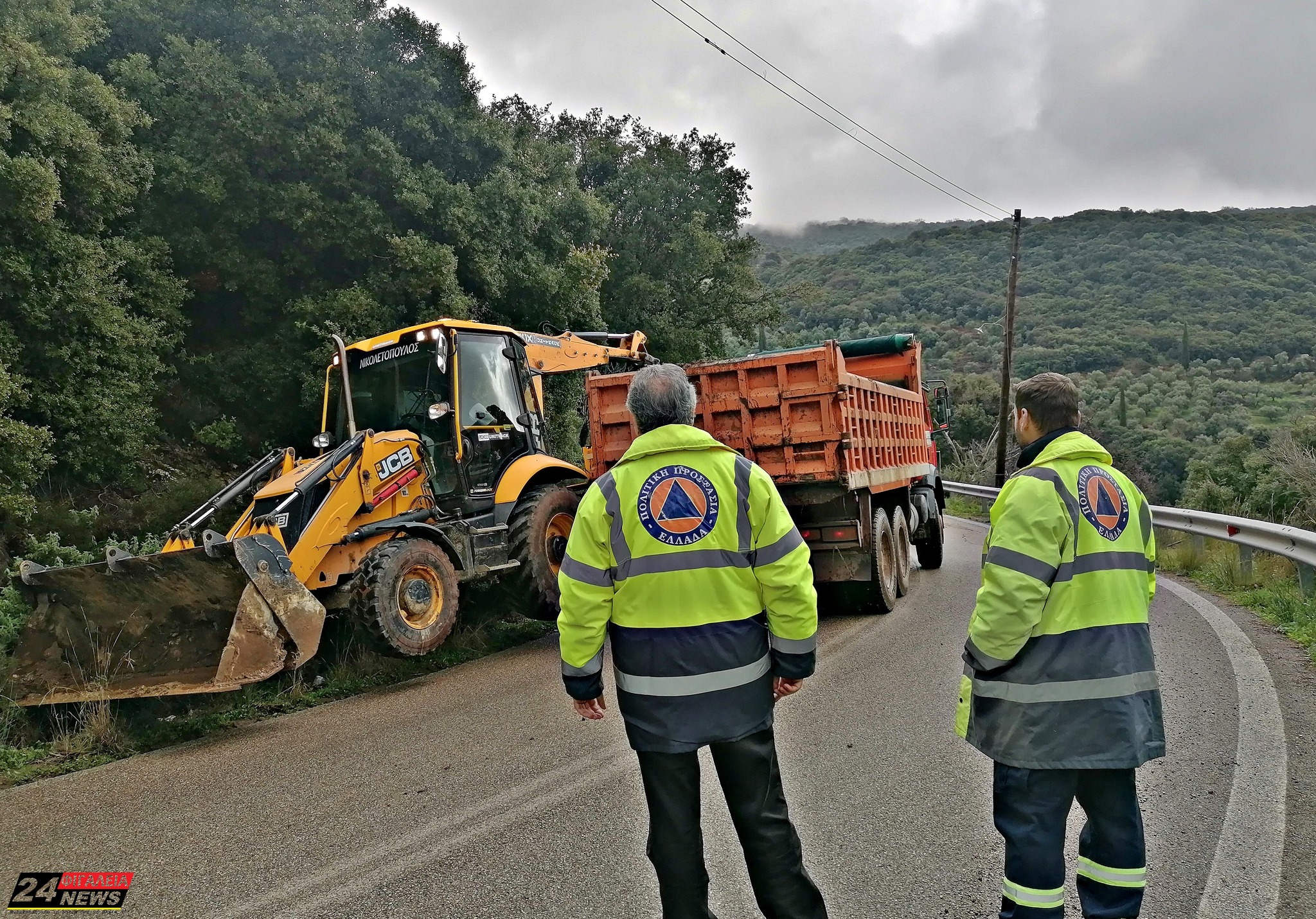Δ.Ε. Φιγαλείας: “Μάχη” για να κρατήσουν “ενεργό” τον κεντρικό οδικό άξονα σε Νέα Φιγαλεία και Πετράλωνα