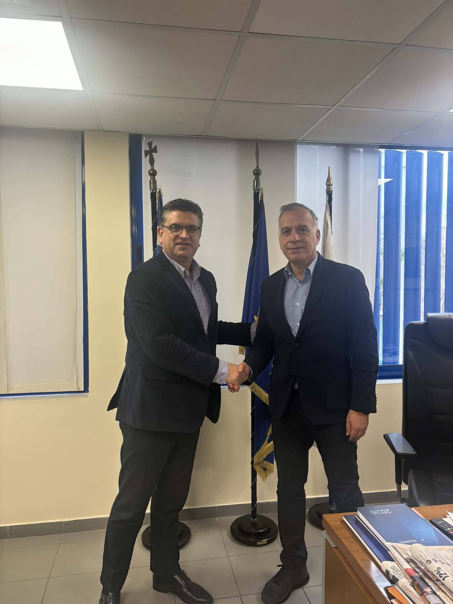 Σημαντική συνάντηση εργασίας του Δημάρχου Ανδραβίδας-Κυλλήνης με τον Πρόεδρο της ΕΕΤΑΑ