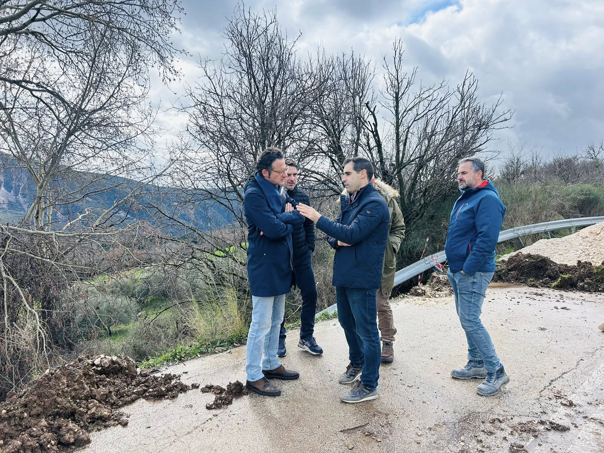 Ο Αντιπεριφερειάρχης Υποδομών & Έργων στην Ε.Ο. 111