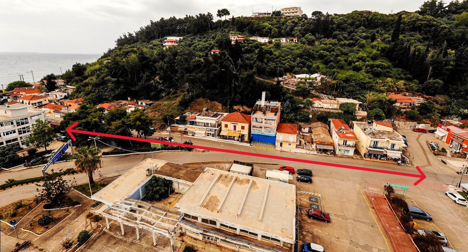 Έκλεισε προληπτικά δρόμος στο Κατάκολο λόγω κινδύνου κατολίσθησης