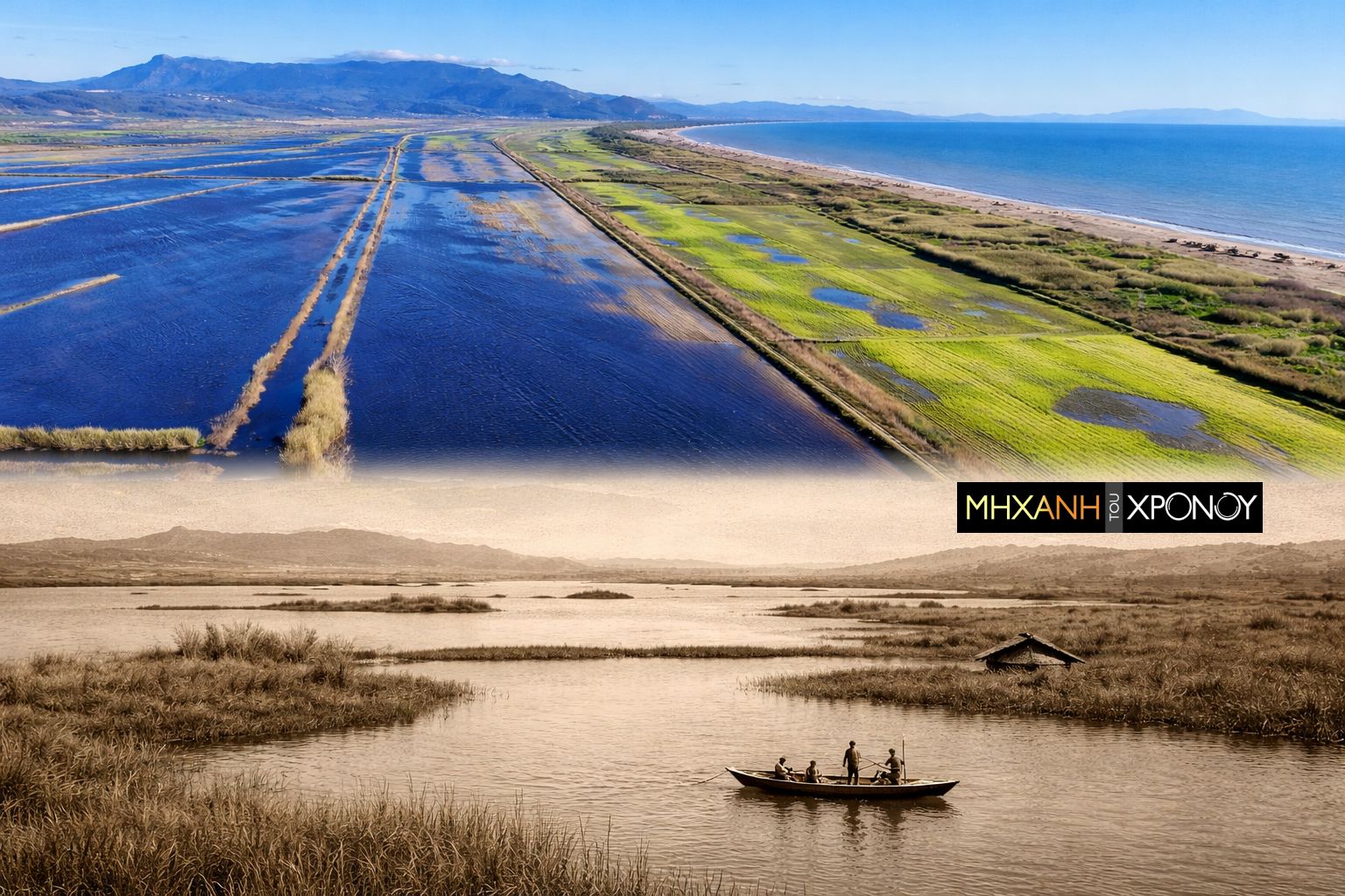 Η “επιστροφή” της χαμένης λίμνης της Ηλείας που αποξηράνθηκε το ’60. Οι ψαράδες, τα χέλια και το λησμονημένο τελωνείο του Αλφειού