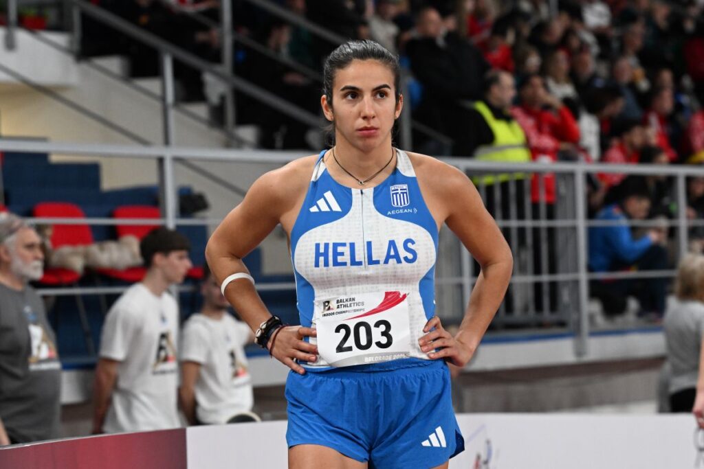 Στίβος: Ασημένιο μετάλλιο στο Βαλκανικό κλειστού η Δεσπολλάρη