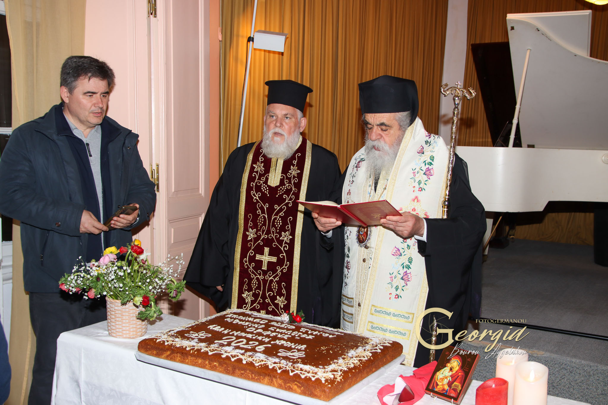 Μελωδικές ευχές στην κοπή πίτας του Ελληνικού Ωδείου Πύργου