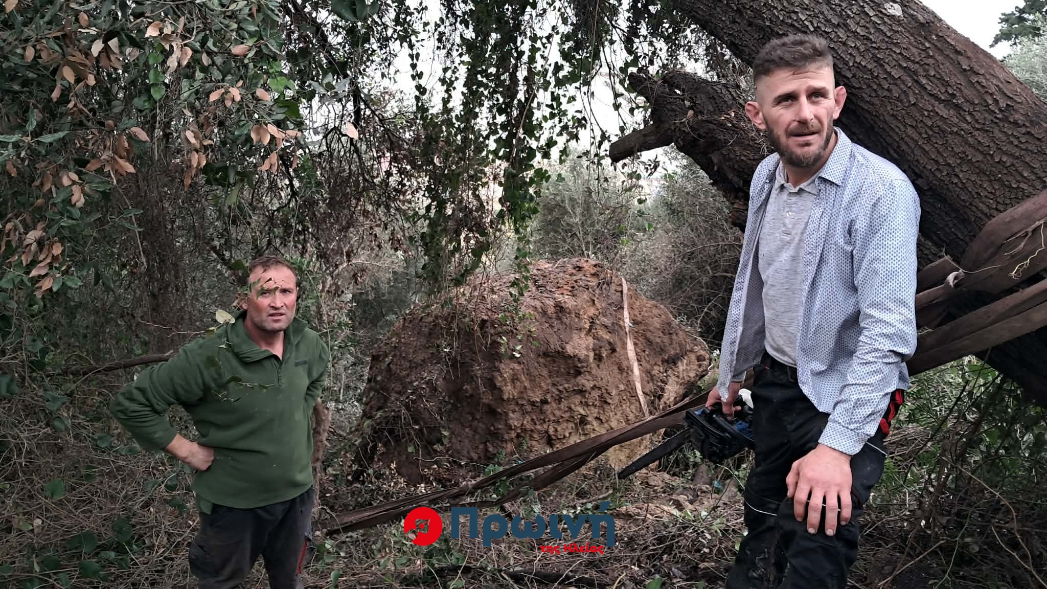 Κατάκολο: Σε εξέλιξη οι εργασίες στερέωσης του βράχου που είχε αποκολληθεί [video]