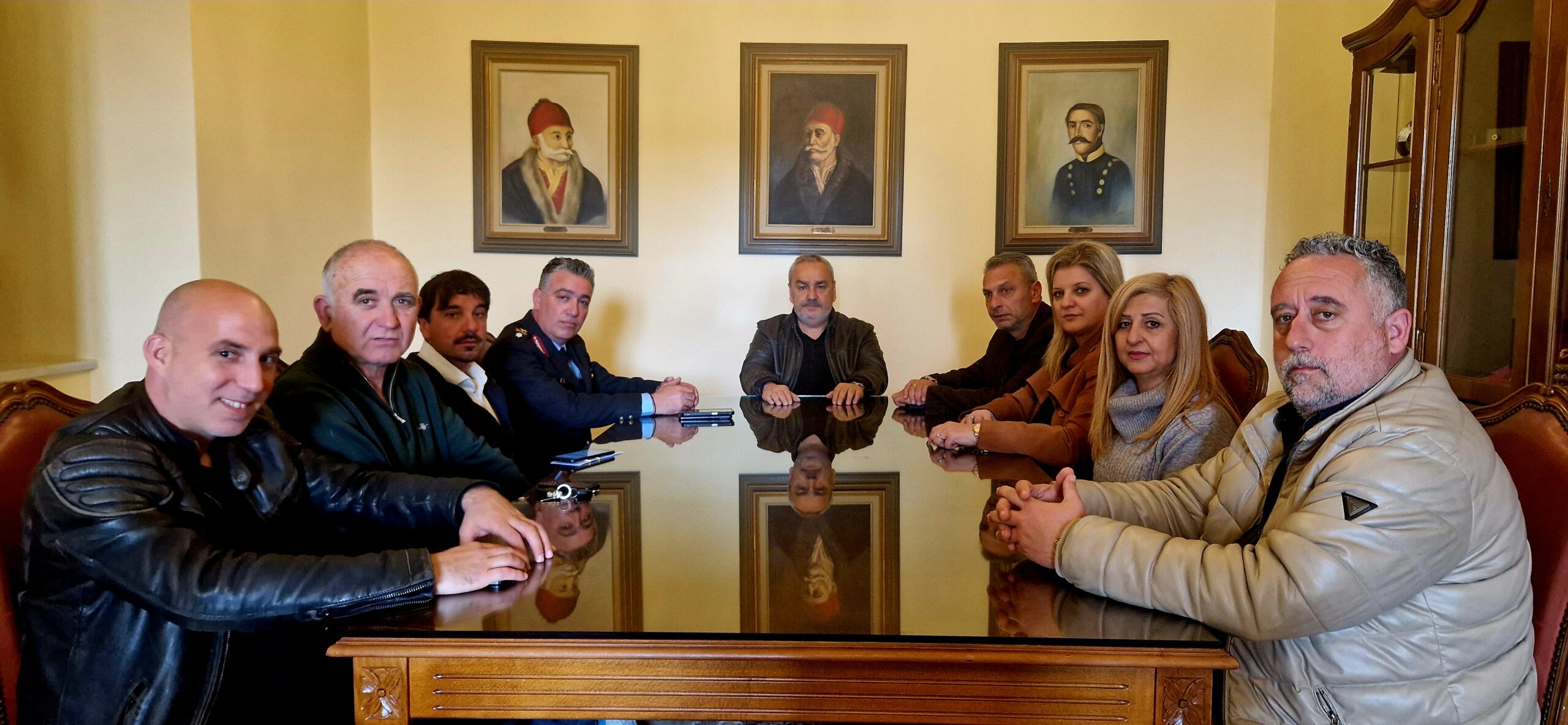 Συνάντηση Δημάρχου Πηνειού Αλ. Καστρινού με τον νέο Αστυνομικό Διευθυντή Ηλείας Παρασκευά Μασούρα