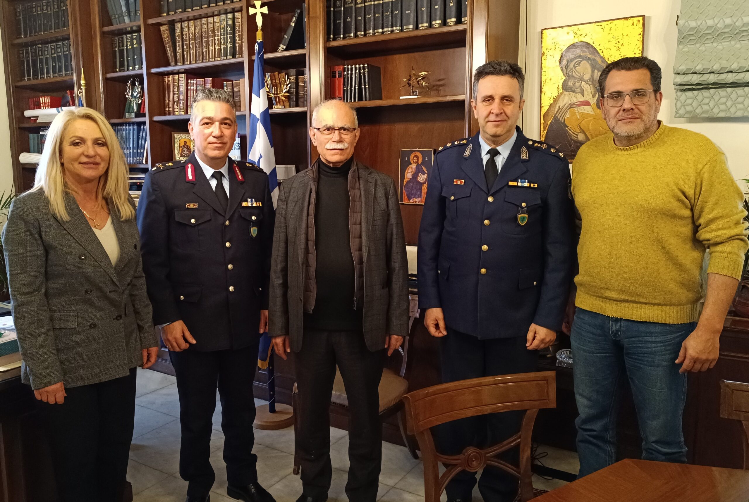 Επίσκεψη νέου Αστυνομικού Διευθυντή Ηλείας στον Δήμαρχο Πύργου